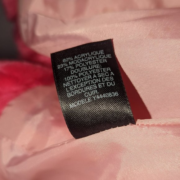 Hot Pink Fur Coat - Picture 4 of 8